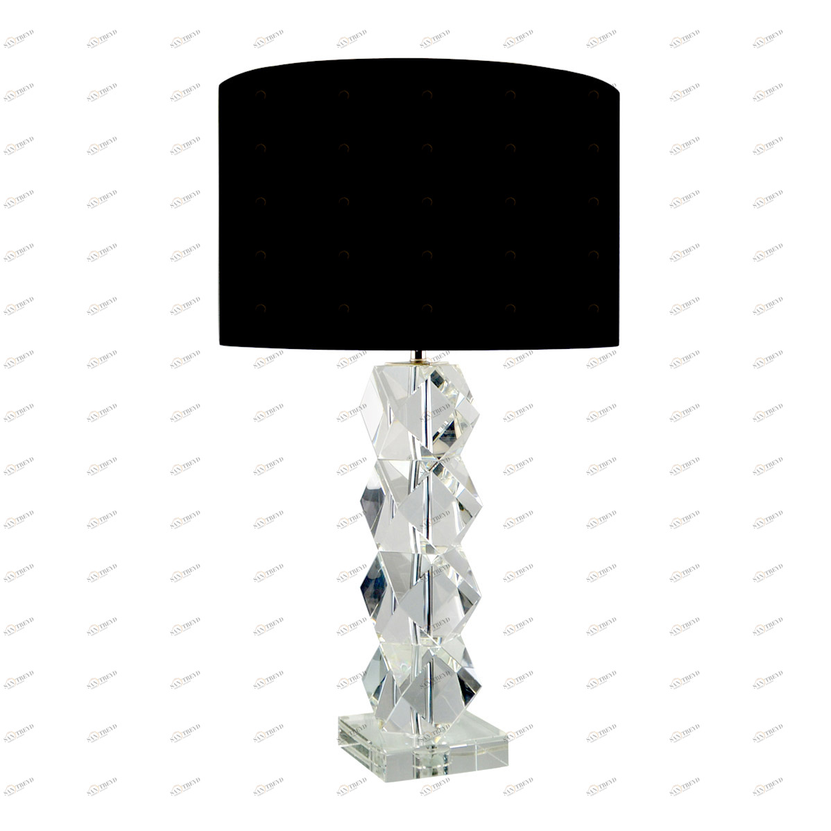 Настольная лампа черная 84х43 см Crystal BRTL3041 DELIGHT COLLECTION  00-3882442 Прозрачный;черный 