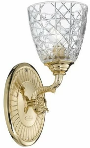 Possoni Illuminazione Аппликация из чистого золота с кристаллами Raffaello 1999/a1-c