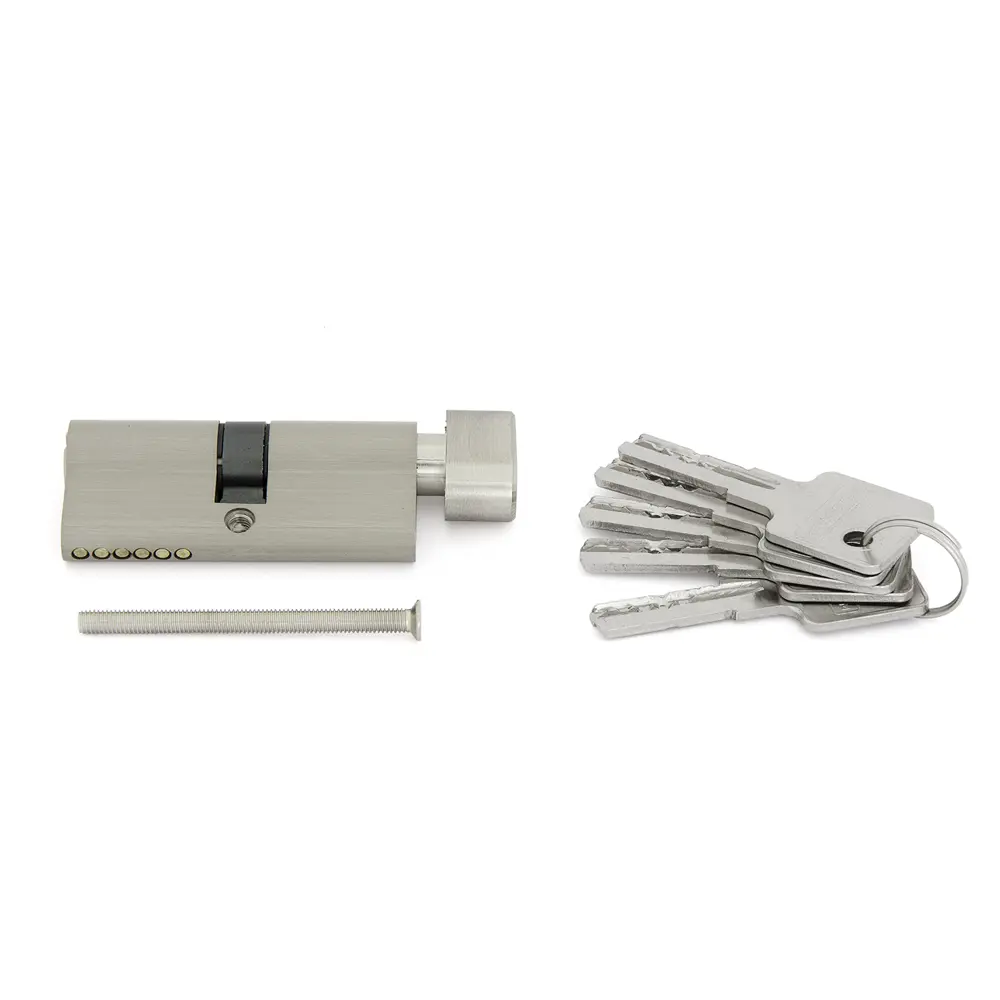 Цилиндр Palladium 35x35 мм ключ/вертушка цвет никель STLM-2004225 - Вид №1