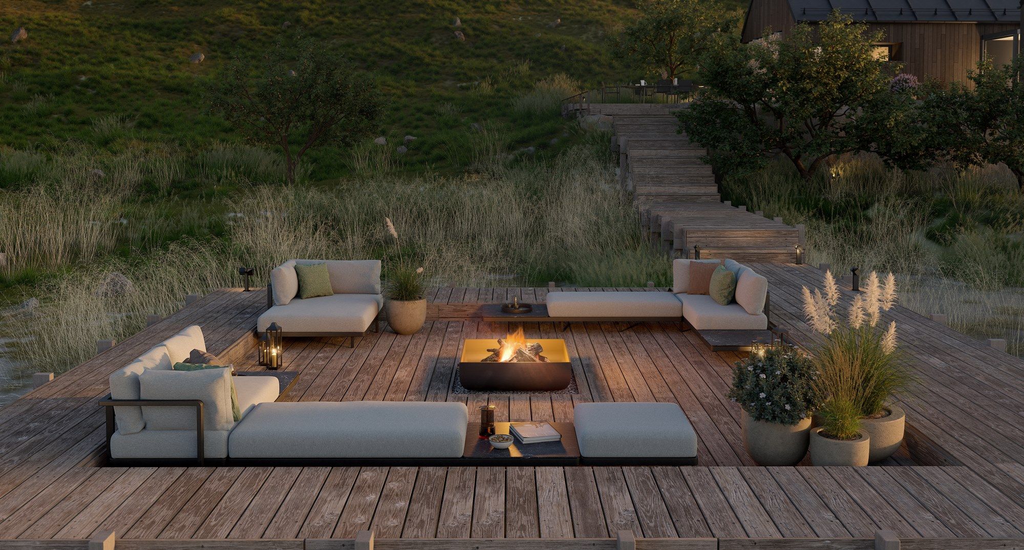 Угловой модульный садовый диван в Batyline® Royal Botania Alura Lounge ARCH-00111953 - Вид №5