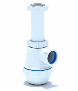 Сифон для кухонных моек АНИ Грот 1 1/2"х40мм без выпуска A0120