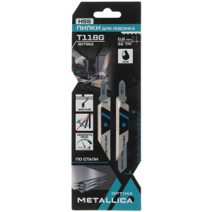 Пилки для лобзика METALLICA Optima T118G 9194005