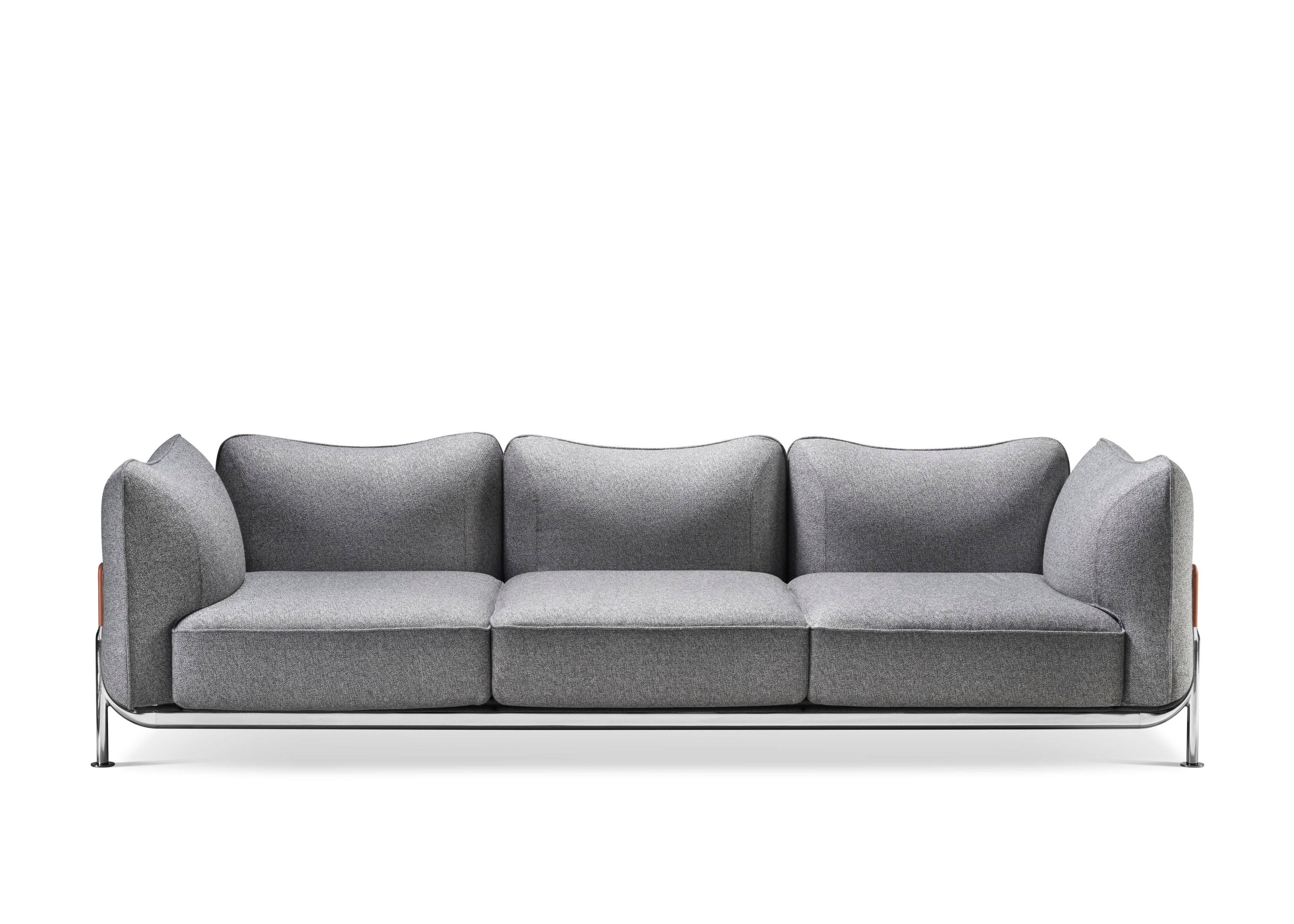 3-местный диван с металлическим каркасом GHIDINI1961 карман ARCH-00139250 - Вид №1