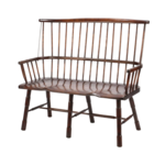 G130 Примитивная ирландская виндзорская скамья ijlbrown  - Вид №5