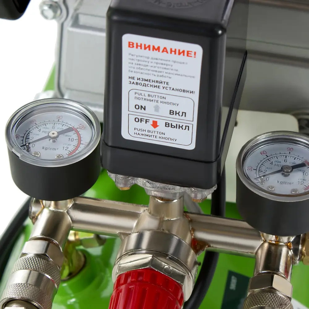 Компрессор безмасляный Сибртех 24 л 1.5 кВт STLM-2153290 - Вид №2