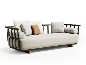 3-местный тканевый садовый диван