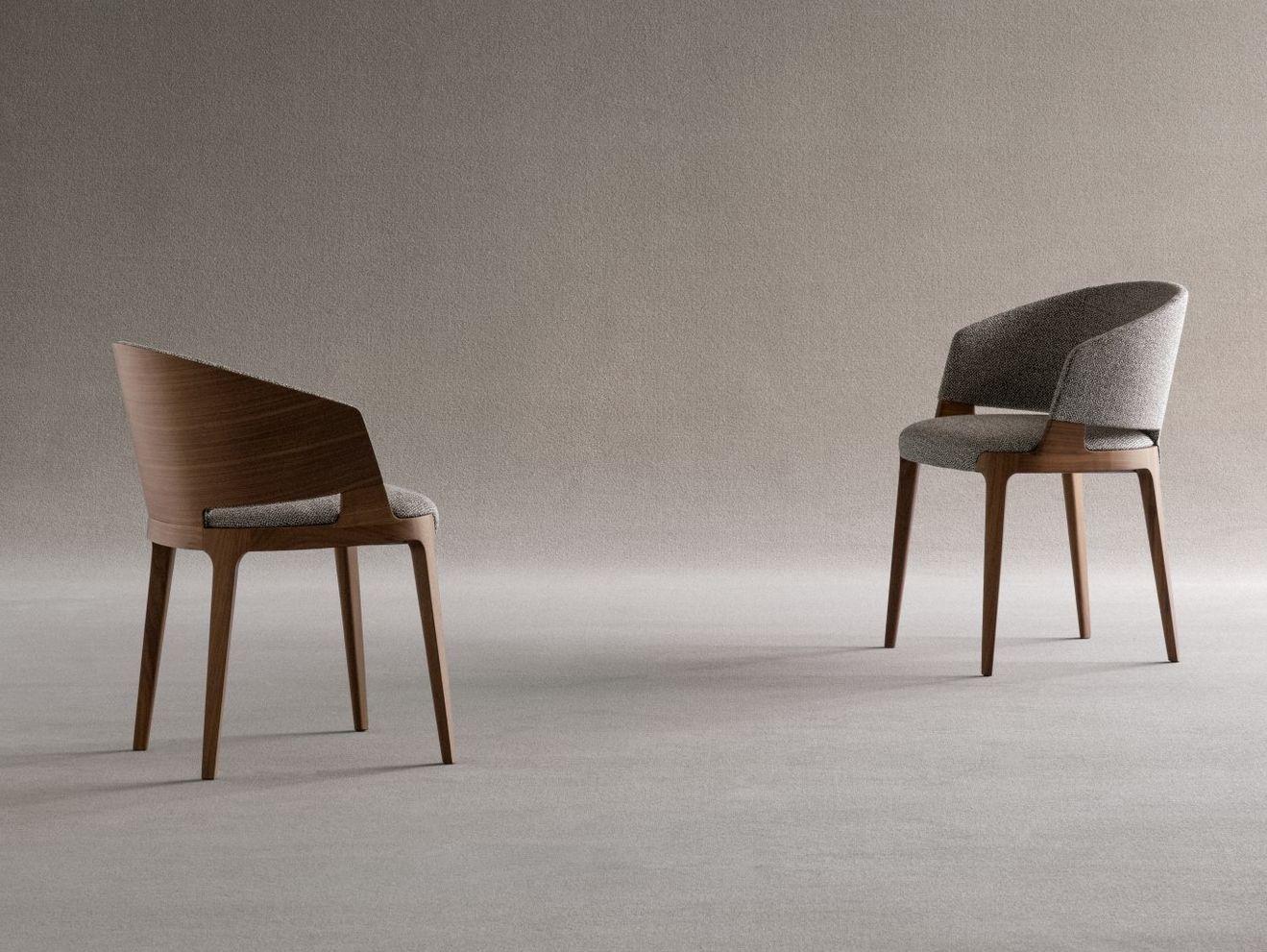 Кресло из ясеня с огнестойкой обивкой Potocco Velis Wood ARCH-00023943 - Вид №3