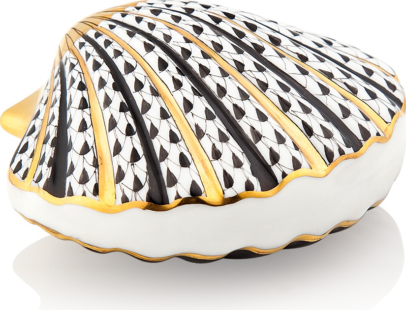 10623450 Herend Фигурка 4см "Морская раковина" Фарфор 