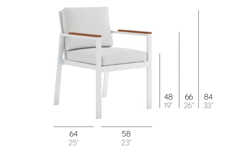 Стул с подлокотниками GANDIABLASCO Timeless ARCH-00064568 - Вид №7