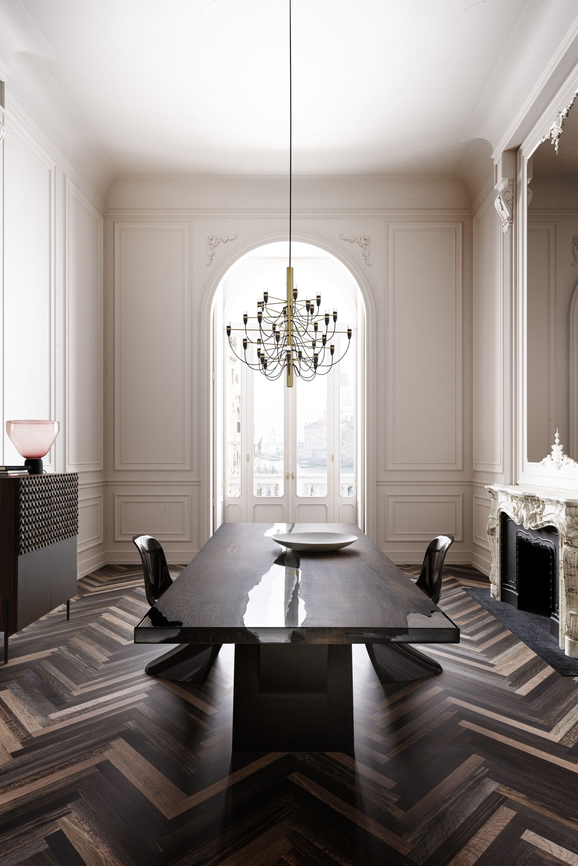 Прямоугольный стол из ископаемого дуба Teúkhō VELA ARCH-00139199 - Вид №5