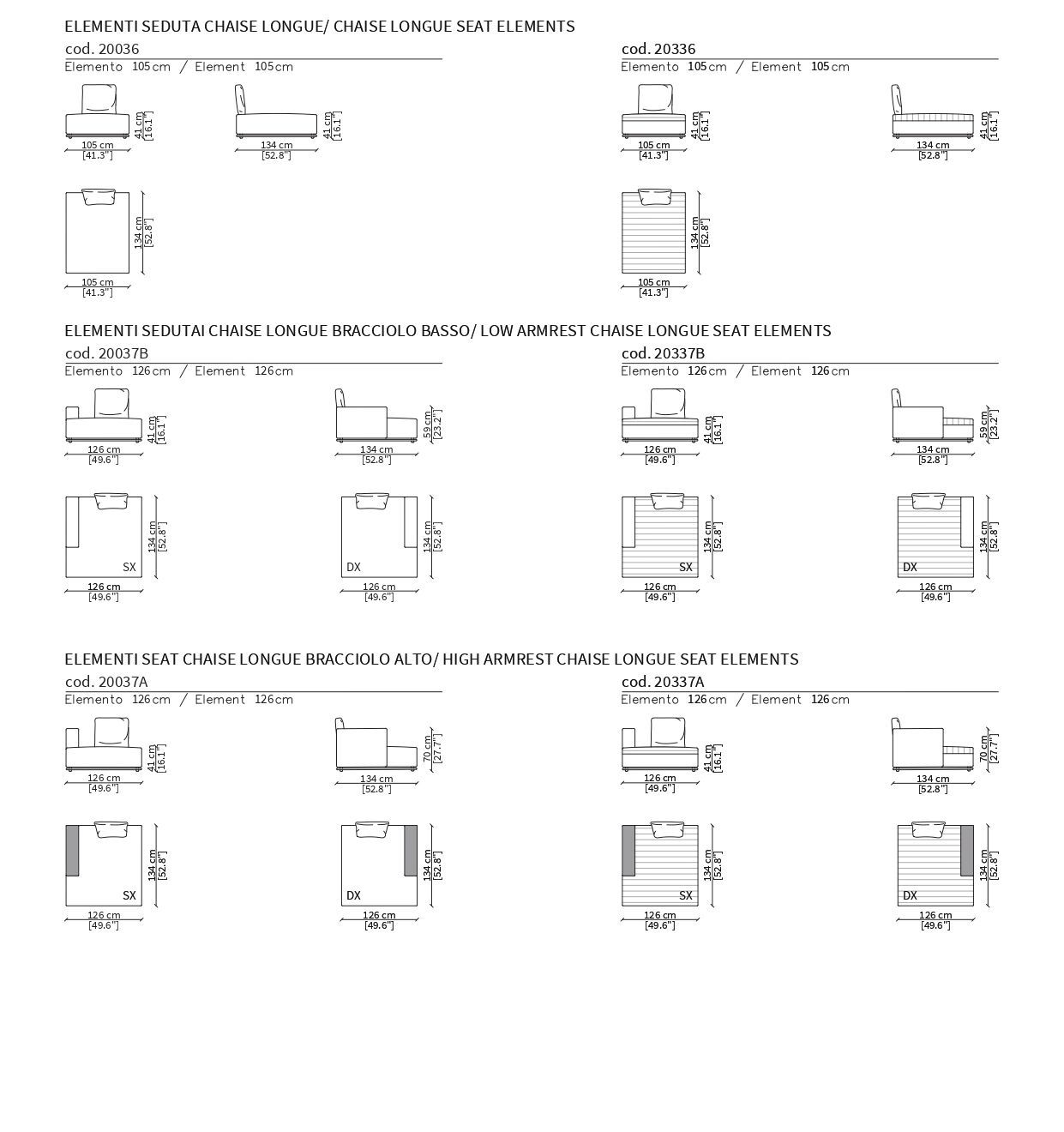 Модульный тканевый диван Frigerio Эдди ARCH-00072713 - Вид №17