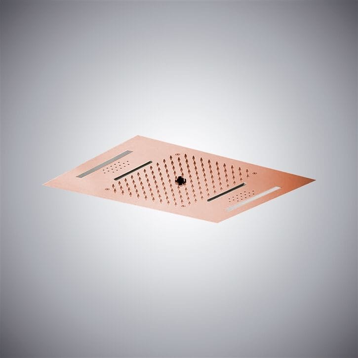 Светодиодная потолочная душевая головка из нержавеющей стали Fontana Showers Luxe Fontaine ARCH-00004624 - Вид №7