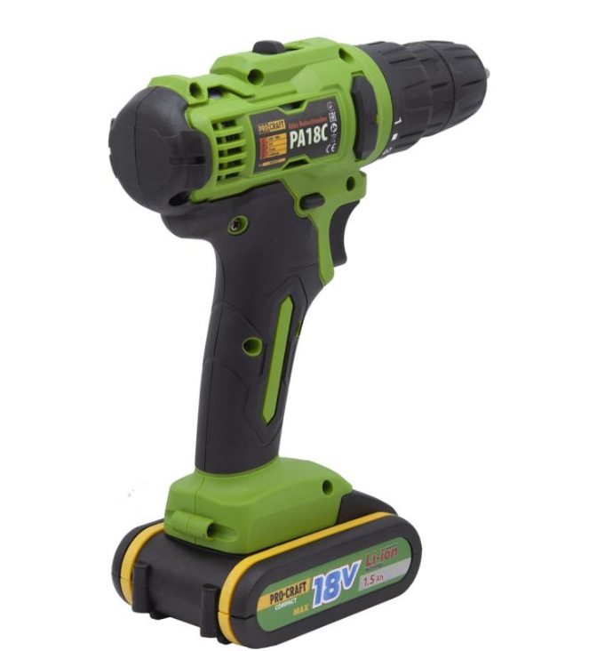 Шуруповерт Procraft PA18C COMPACT 5496767 STDN-0076269 - Вид №3