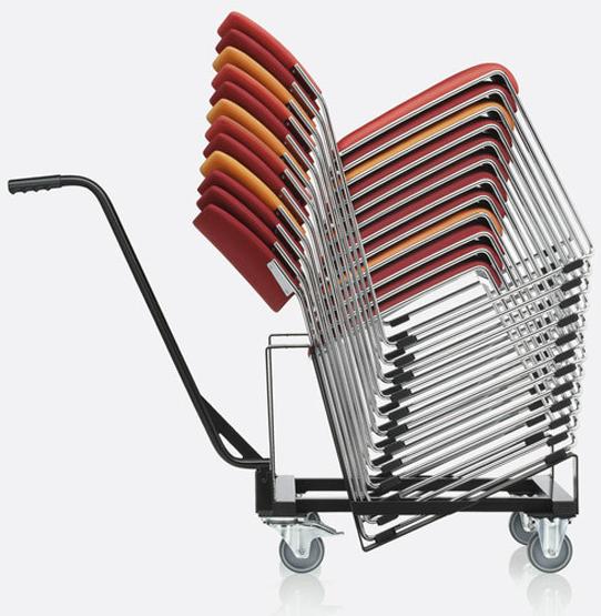 Brunner Стул для конференций, штабелируемый салазками Linos sun-id-1514699 - Вид №3