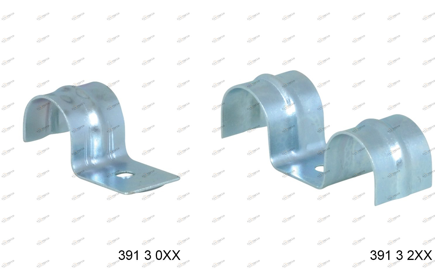 3913225 Монтажные профиля BIS Напольные хомуты для монтажа труб к полу WALRAVEN 