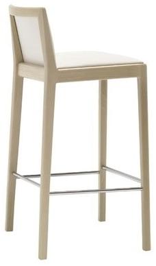 Andreu World Высокий табурет, обитый кожей Carlotta Bq0923 - Вид №1