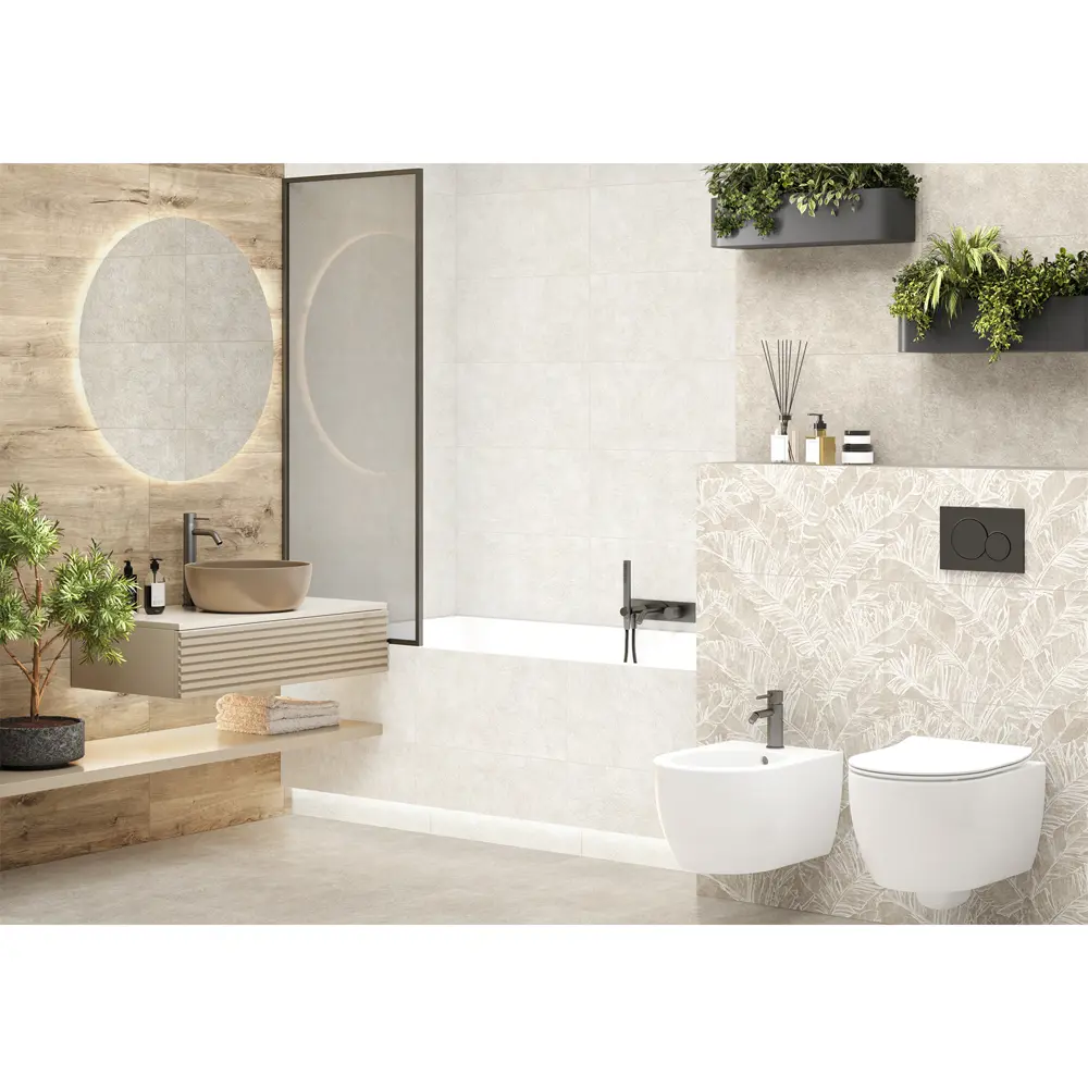 Настенная плитка Alma Ceramica Fiero 14 30x60 см 1.98 м² матовая цвет бежевый 89457776 STLM-2104705 - Вид №3