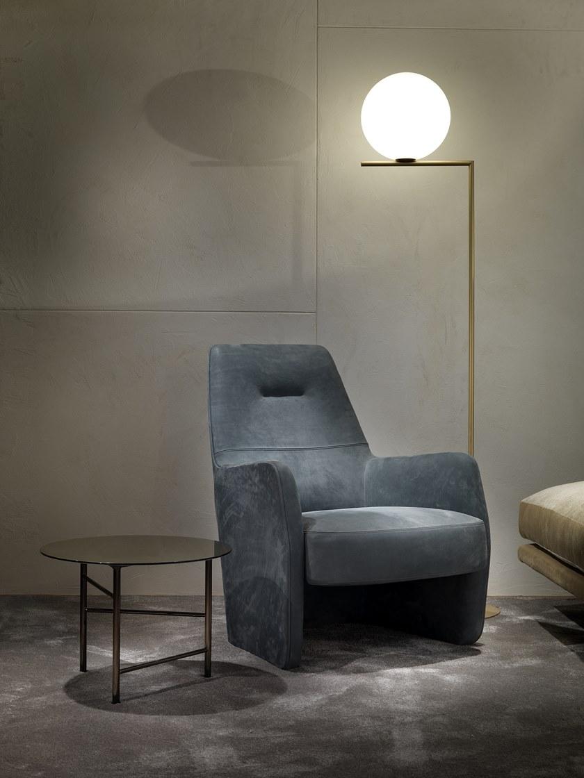 Marelli Кресло из нубука с высокой спинкой Clipper 9clp101 - Вид №3