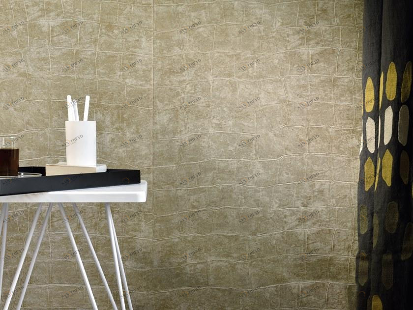 Élitis Моющиеся виниловые обои с эффектом кожи Anguille big croco legend sun-id-1381238