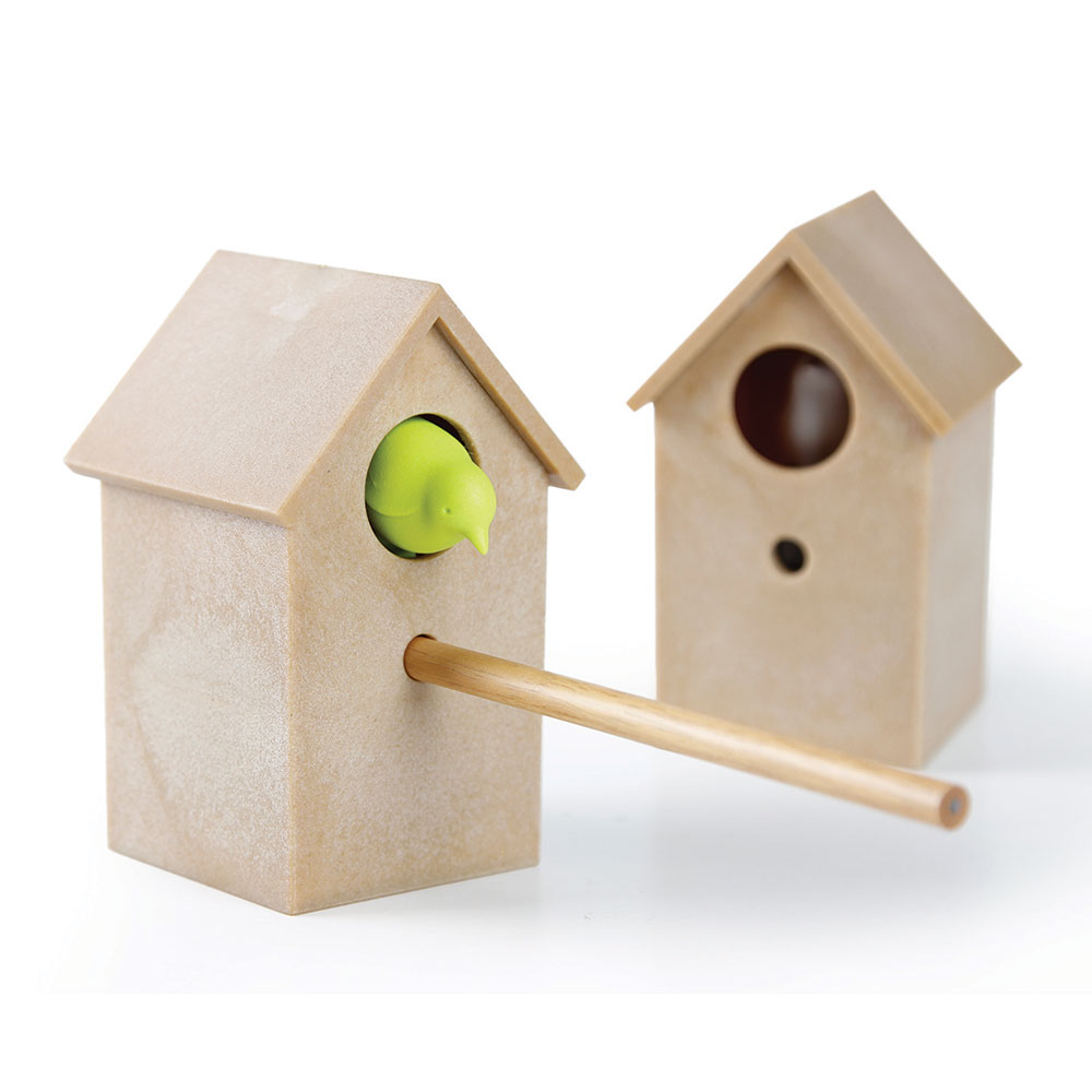 Точилка Cuckoo дерево-зелёный Qualy QL10234BNGN - Вид №1