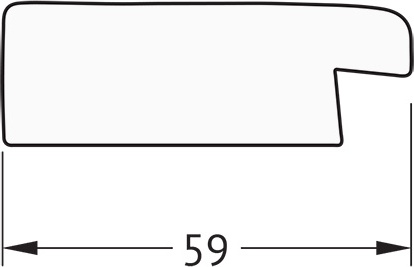 BY 0668 Зеркало в багетной раме - травленое золото 59 mm EVOFORM Definite - Вид №3