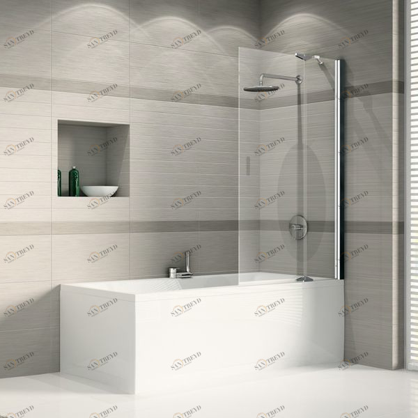 KUAD3V1001K Душевое ограждения на борт вынны Novellini Италия Kuadra