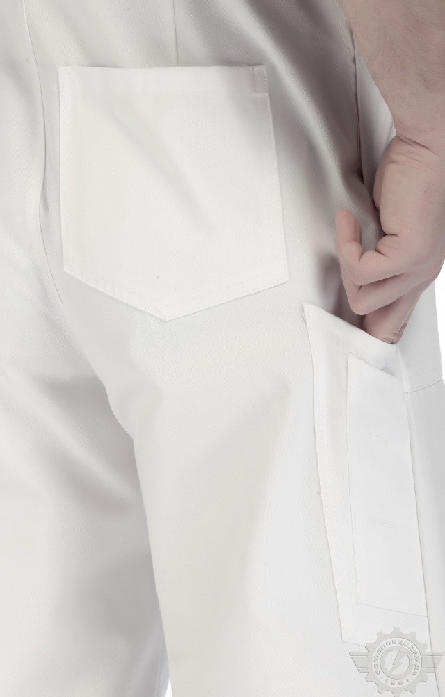 65513 Костюм "Эксперт-2" белый  Летняя спецодежда  размер 48-50/182-188  - Вид №15