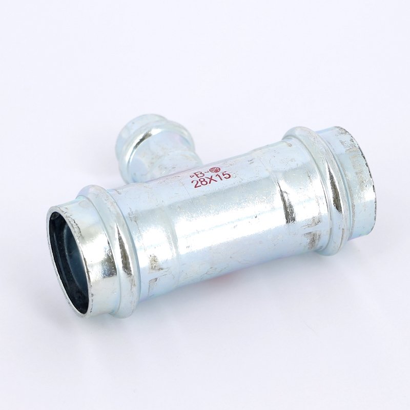 Тройник пресс оцинкованная сталь 28х15х28 IBP PC51300281528 - Вид №3