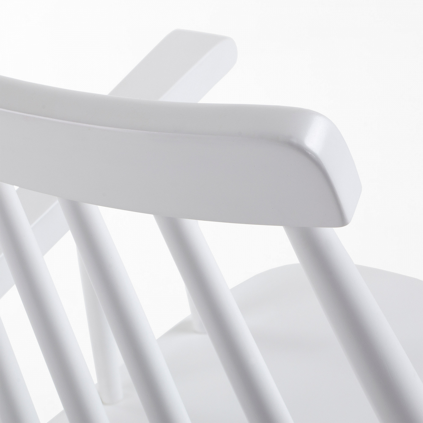 053475 Стул белый с подлокотниками La Forma Kristie  - Вид №4
