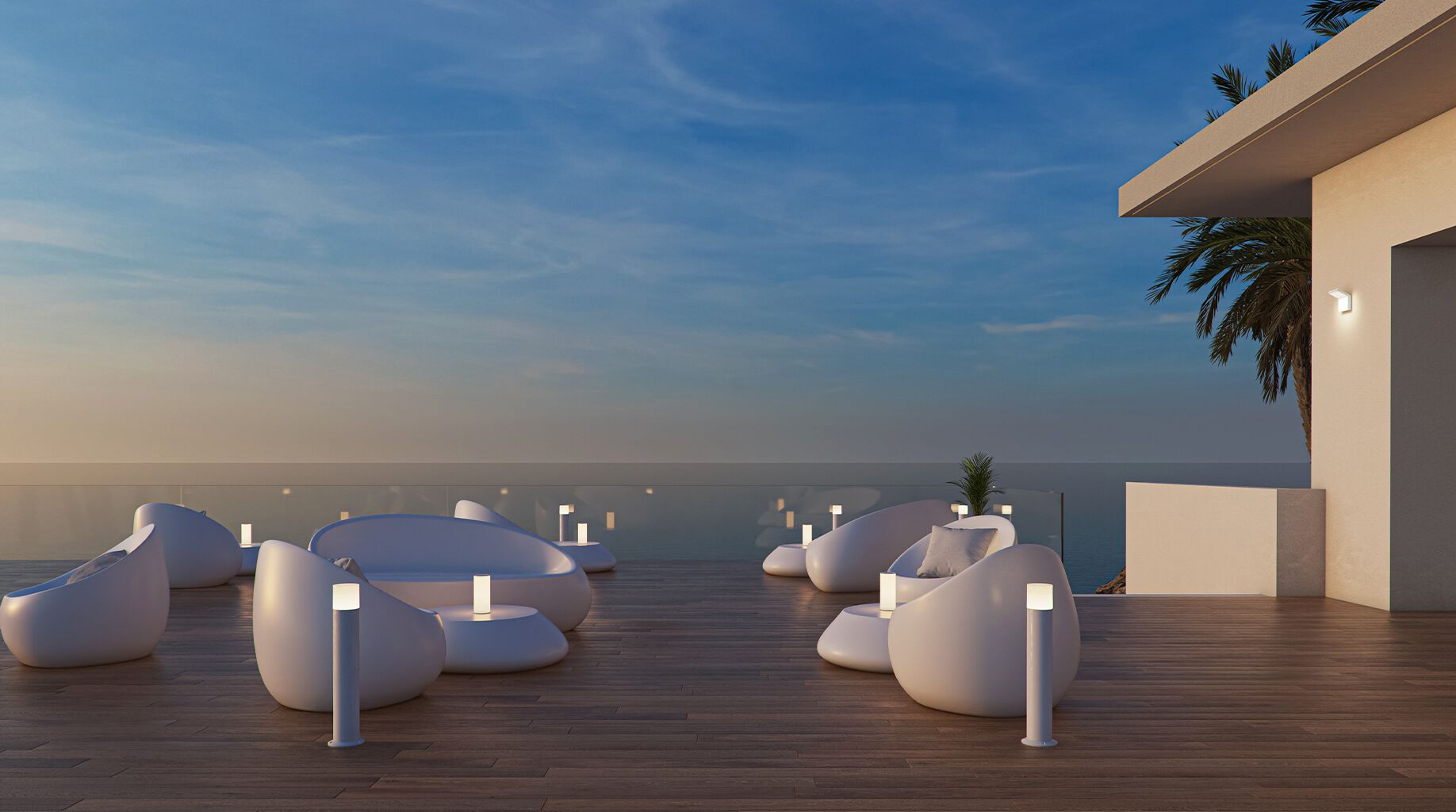 Алюминиевый светодиодный световой столб BENEITO FAURE TURA ARCH-00131912 - Вид №3