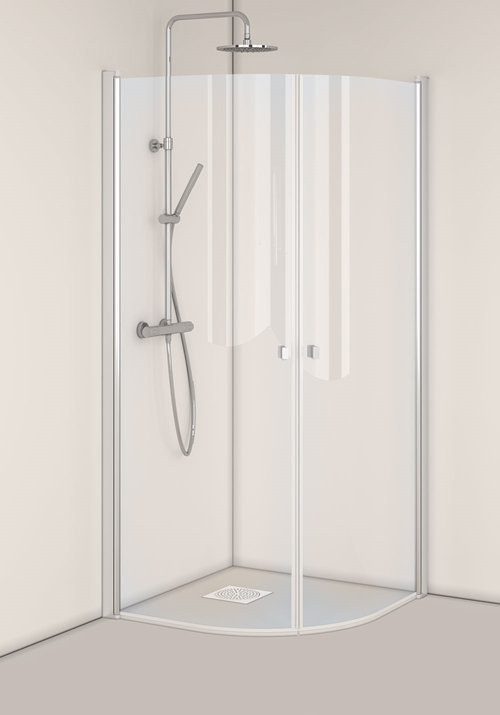 1450420 Igloo Pro Душевой Уголок Круглый 70X70 Hafa Прозрачный  - Вид №1
