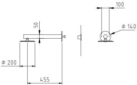 Ama Luxury Shower Душевой набор из нержавеющей стали с ручным душем с верхним душем sun-id-1375933 - Вид №3