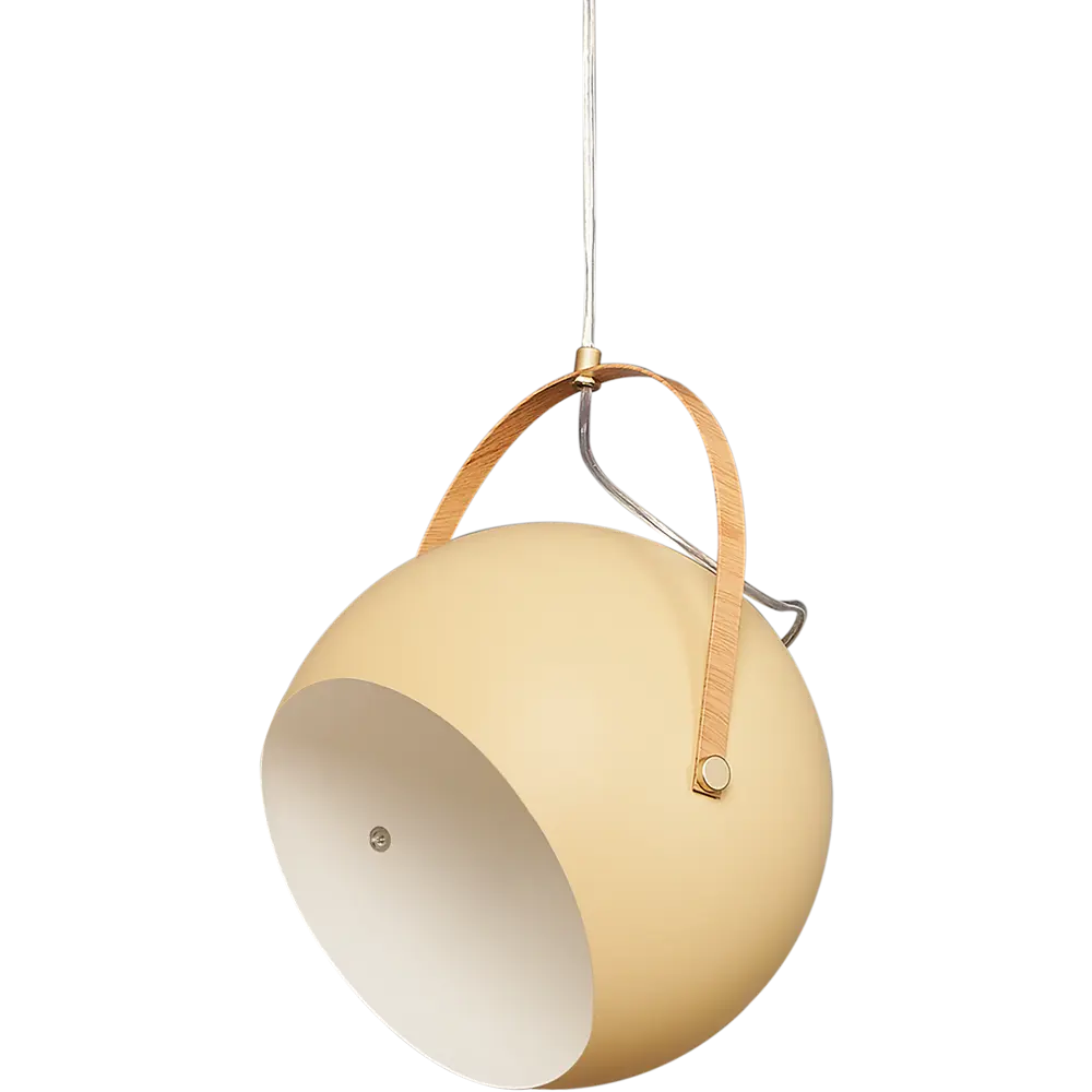 Светильник подвесной Morila, 1 лампа, цвет желтый LAMPLANDIA STLM-2094567 - Вид №1