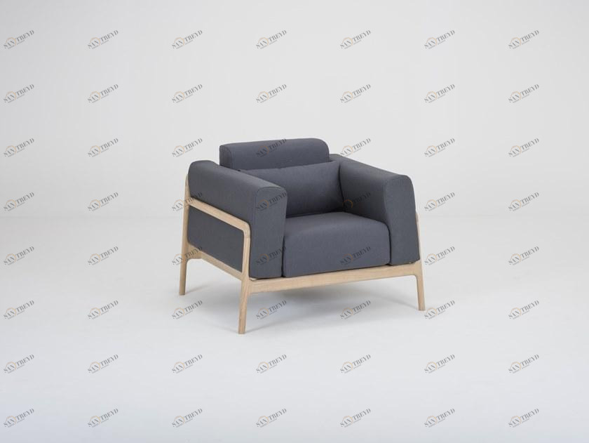 Gazzda Кресло из ткани с подлокотниками Fawn 085