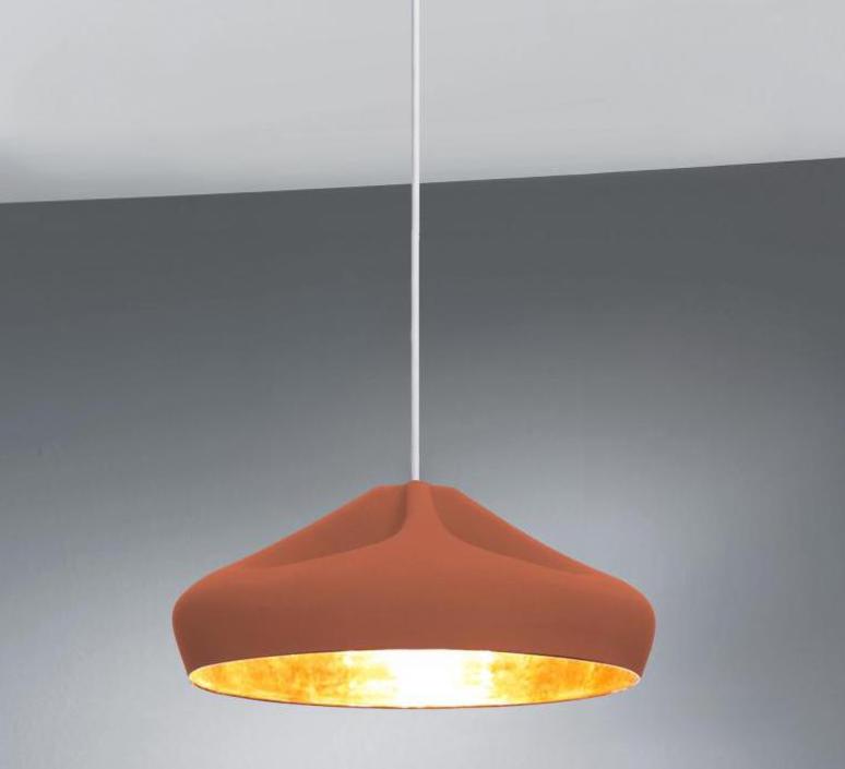 094678 Подвесной светильник 36 LED терракотово-золотой Marset Pleat Box 