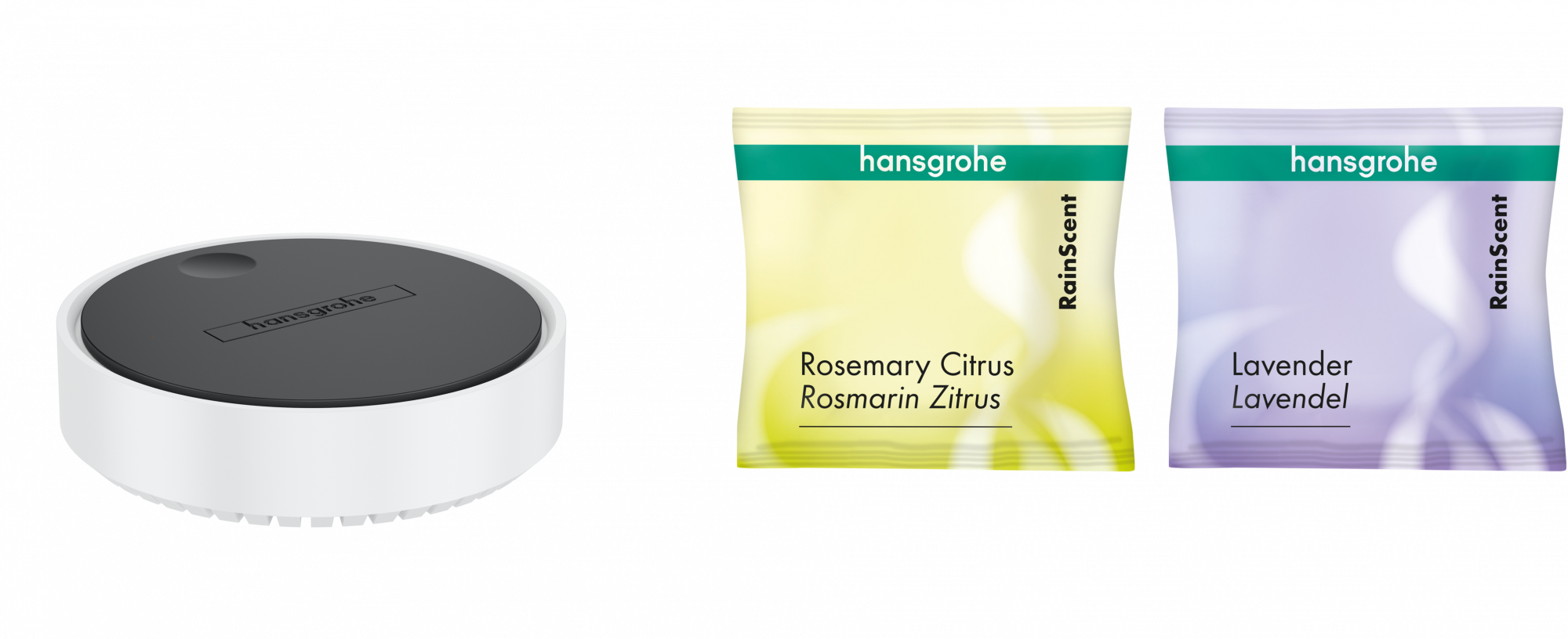 21140700 Стартовый набор RainScent (1 чемодан + 2 душевые лейки) Hansgrohe 