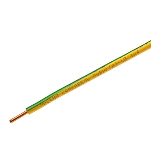 Провод Камкабель ПуВнг(А)-LS 1x4 цвет зелено-желтый 200 м на отрез