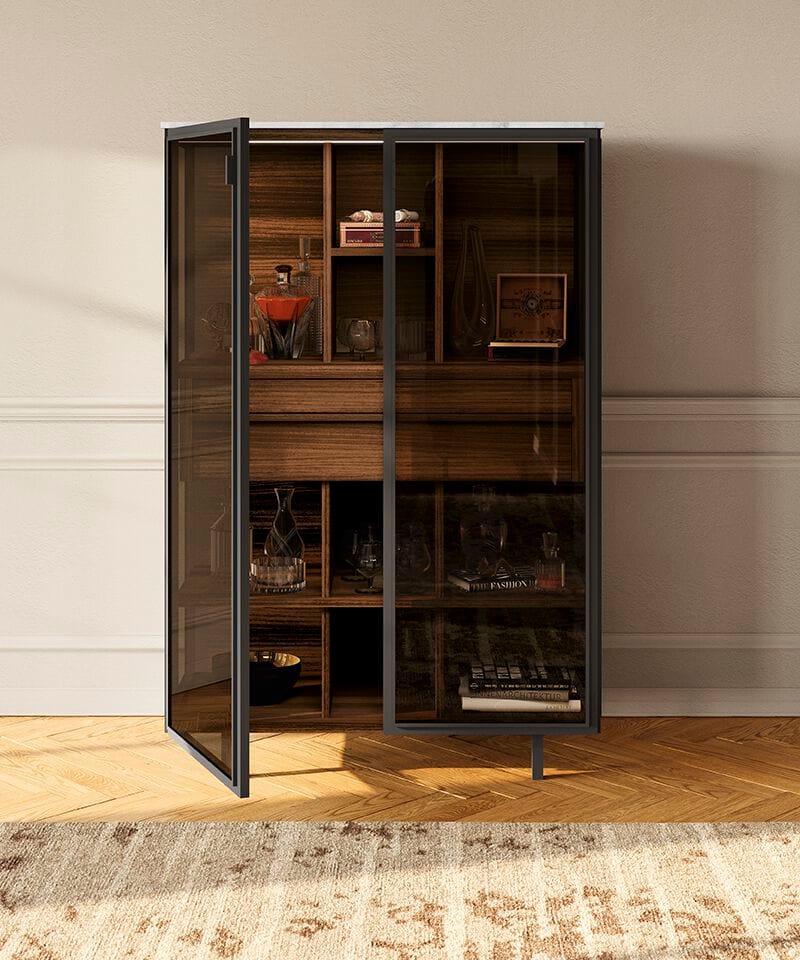 Стеклянный шкаф Febal Casa Аврора ARCH-00126430 - Вид №1