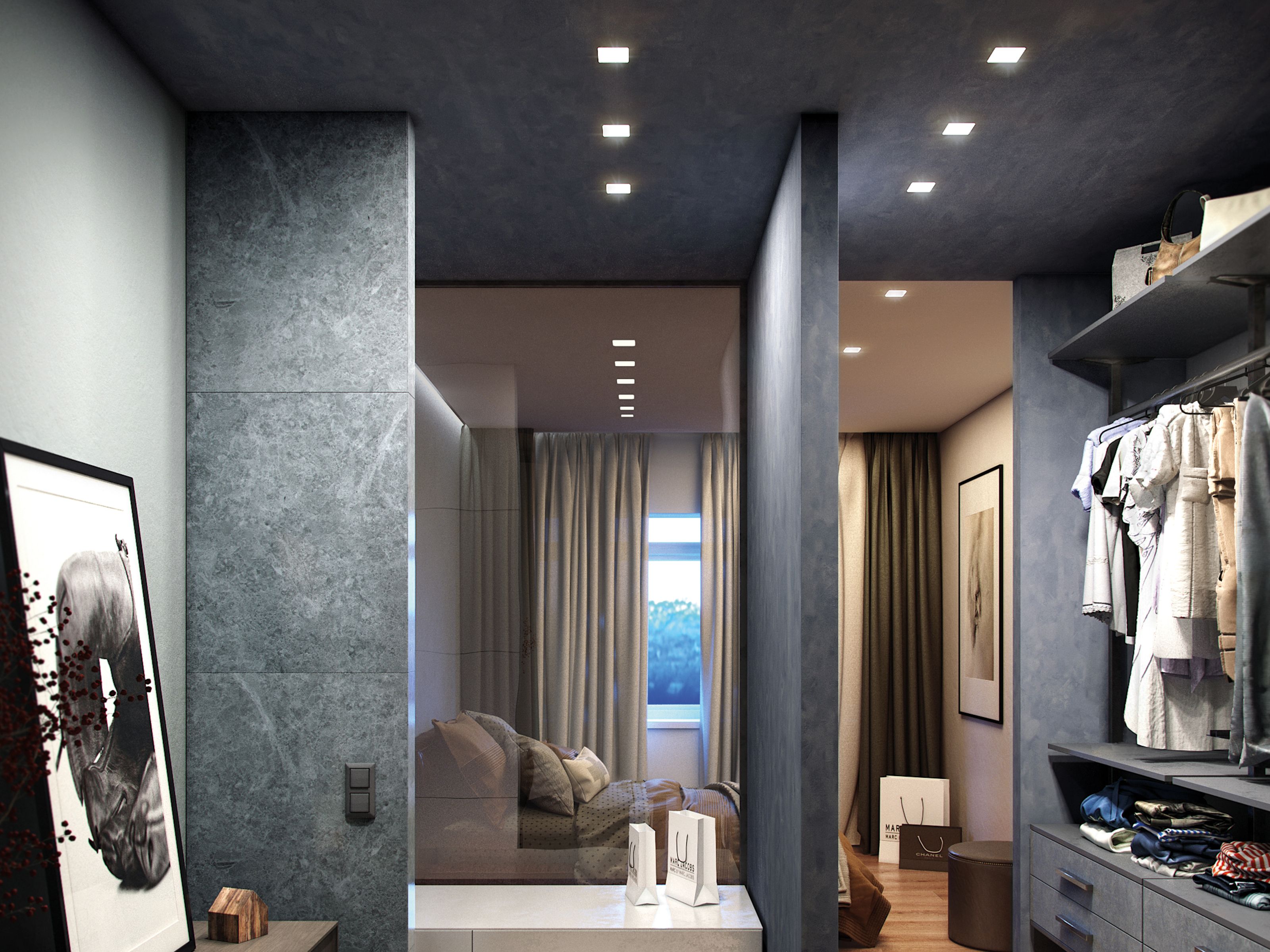 Квадратный светодиодный встраиваемый прожектор в AirCoral® Buzzi & Buzzi SLICE ARCH-00029744 - Вид №1