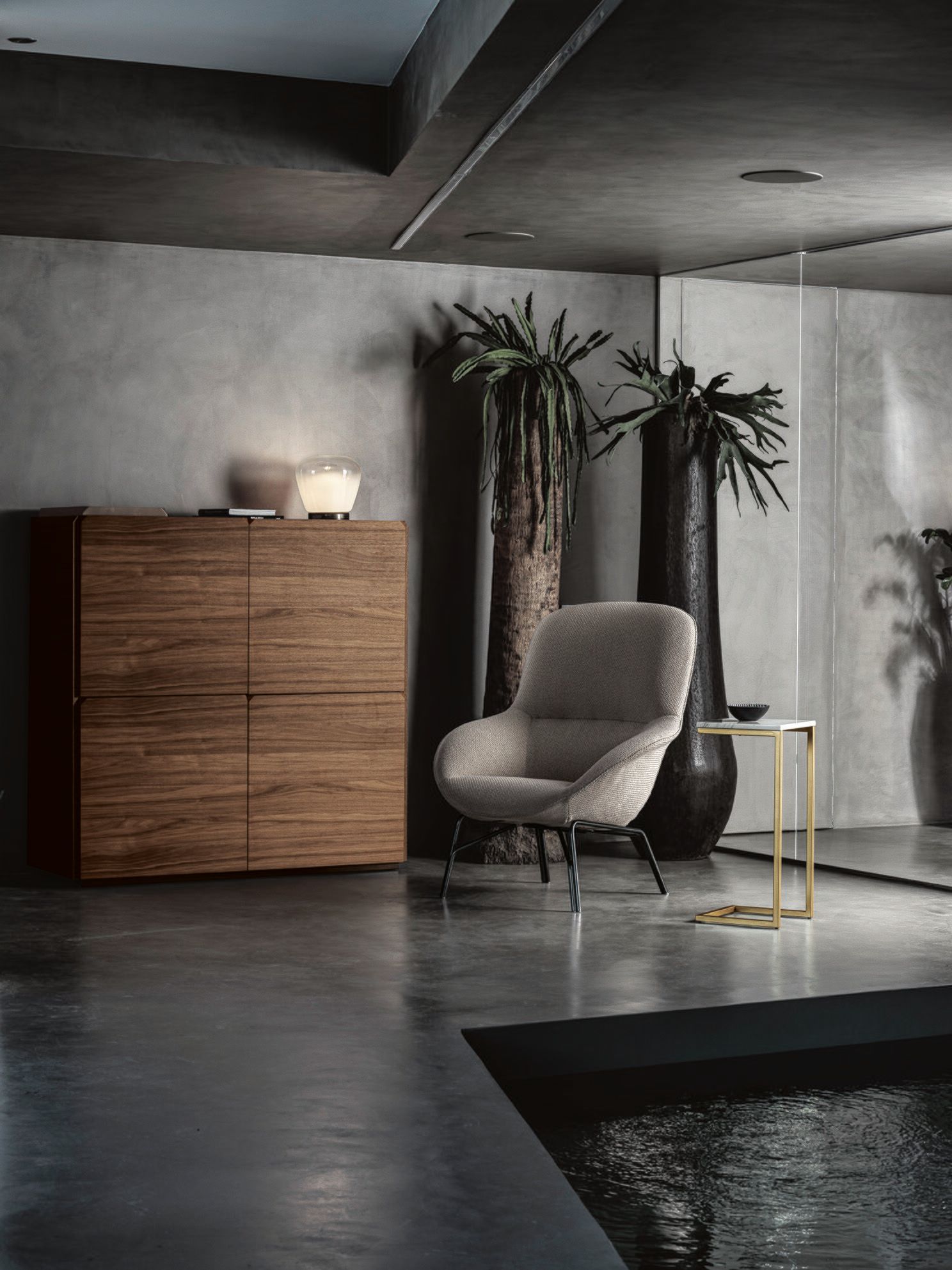 Стальной журнальный столик с столешницей SuperMarmo Bontempi Casa TOWER ARCH-00087179 - Вид №2