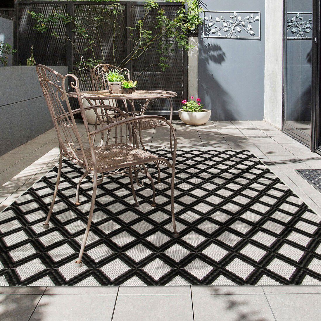 Прямоугольный напольный ковер с рисунком Ademi Outdoor ARCH-00134856 - Вид №2