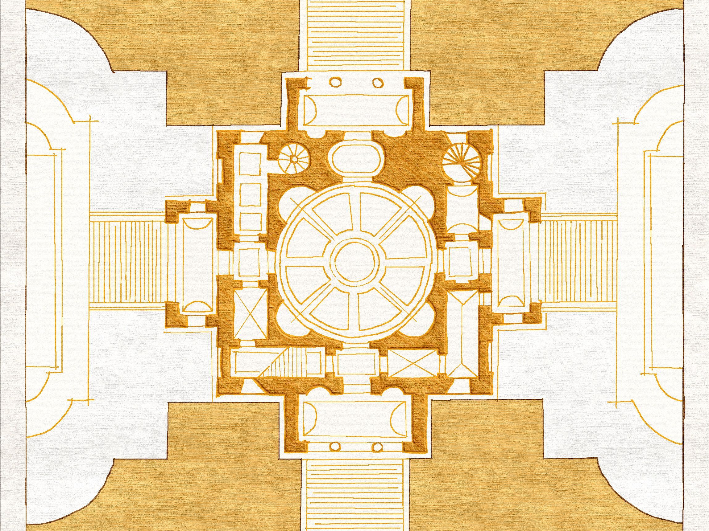 Ковер ручной работы из ткани Loloey Alex Woogmaster ARCH-00141825