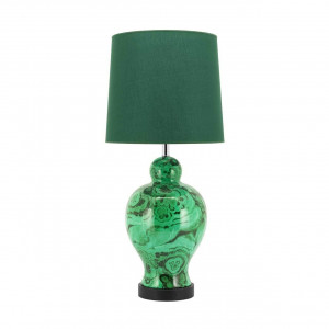 500313-70 ABHIKA НАСТОЛЬНЫЙ ЛАМПА CURVY H86 D40 GREEN