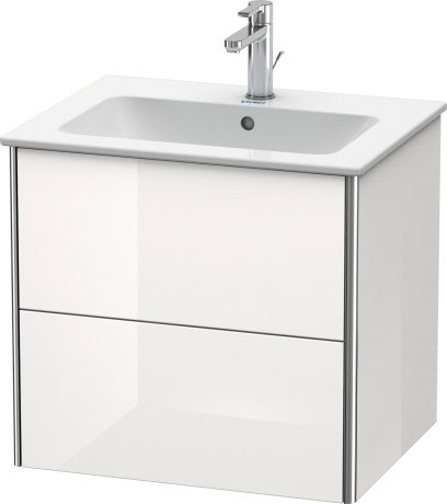XS417103838 Тумбочка подвесная XSquare #XS4171 610 x 478 мм Доломитово-серый глянцевый лак Duravit - Вид №2