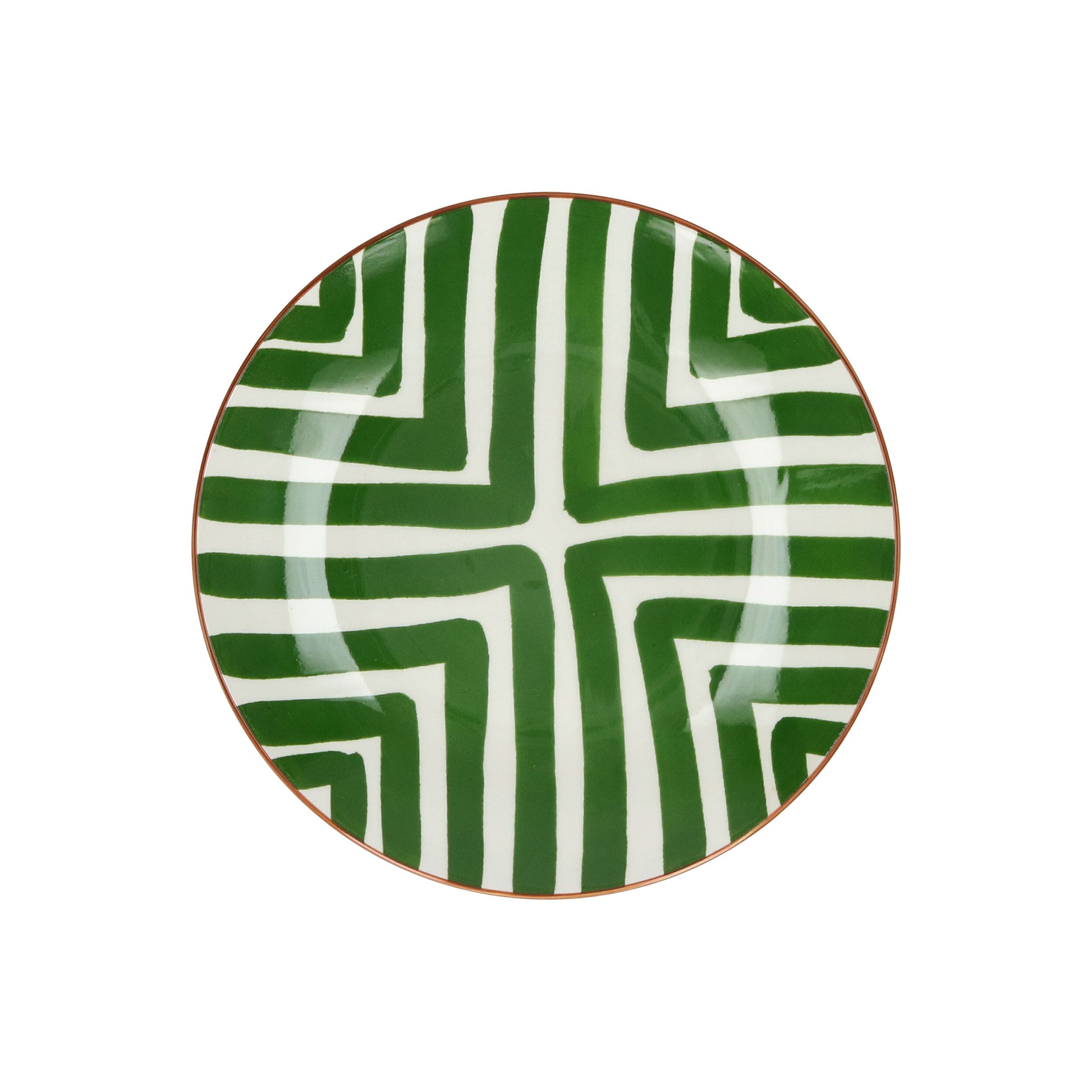 Круглая фарфоровая десертная тарелка POMAX Amuse ARCH-00052103 - Вид №1