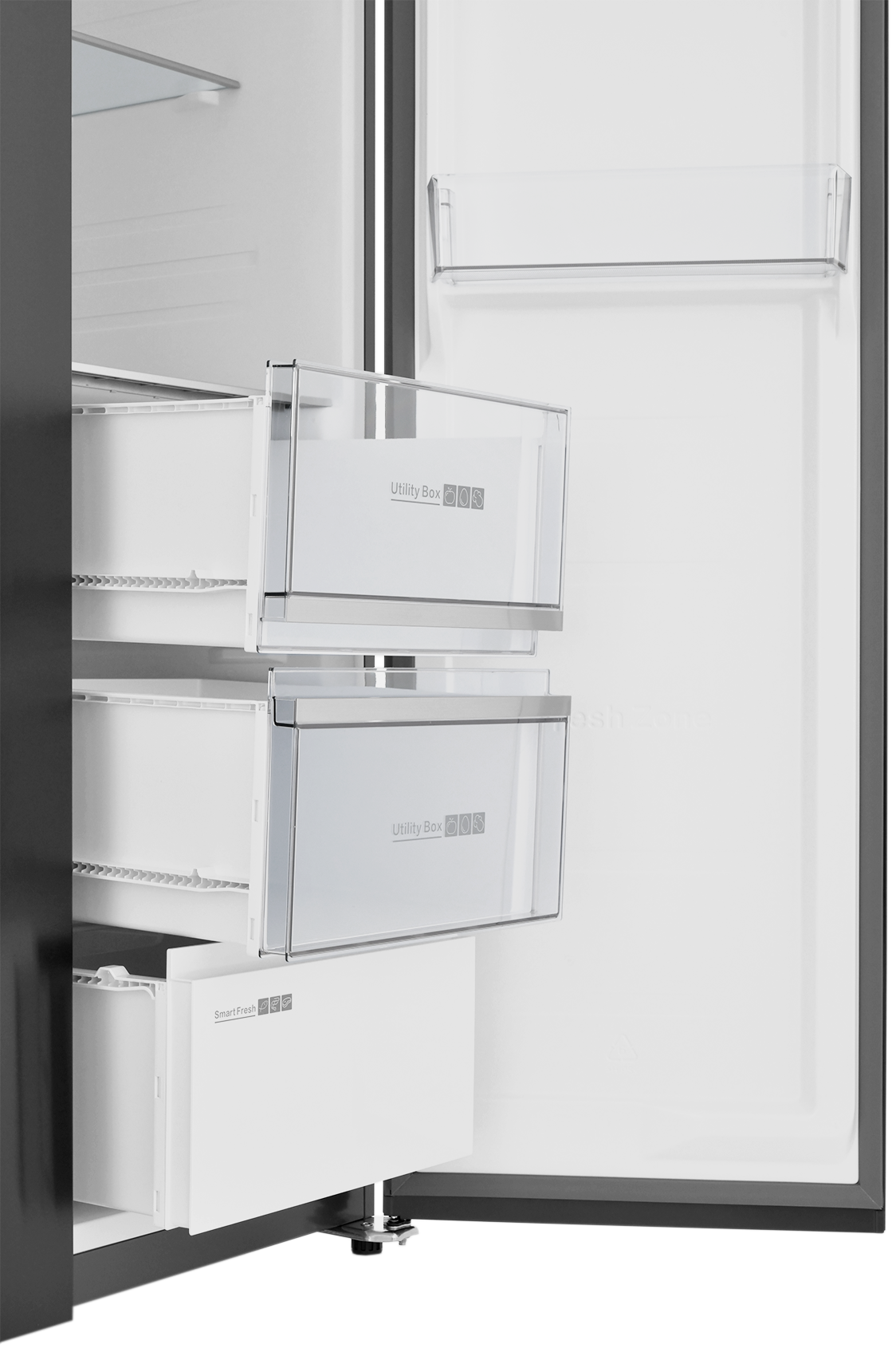 9235924 Холодильник Side by Side   ZUGEL ZRSSI540XB Slot-In черный STDN-0045191 - Вид №7