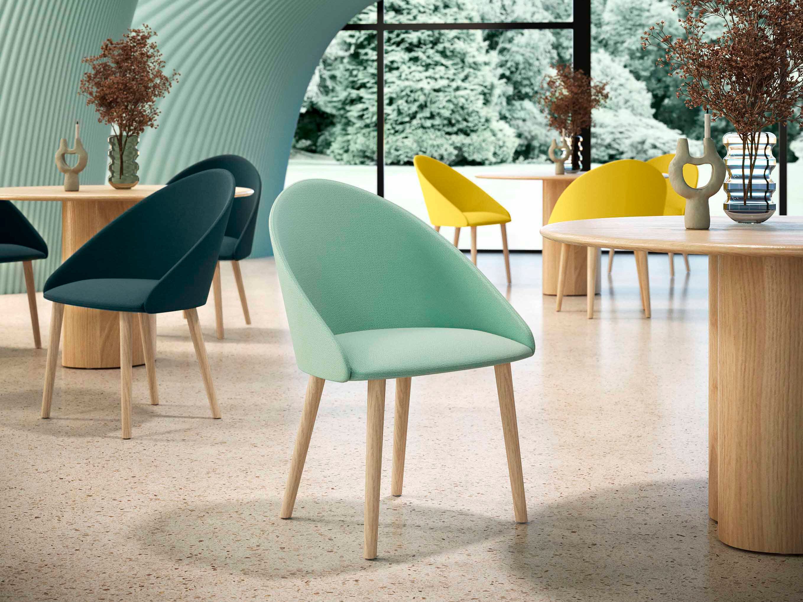 Мягкий стул из ткани SITLOSOPHY® Luna ARCH-00056425 - Вид №2