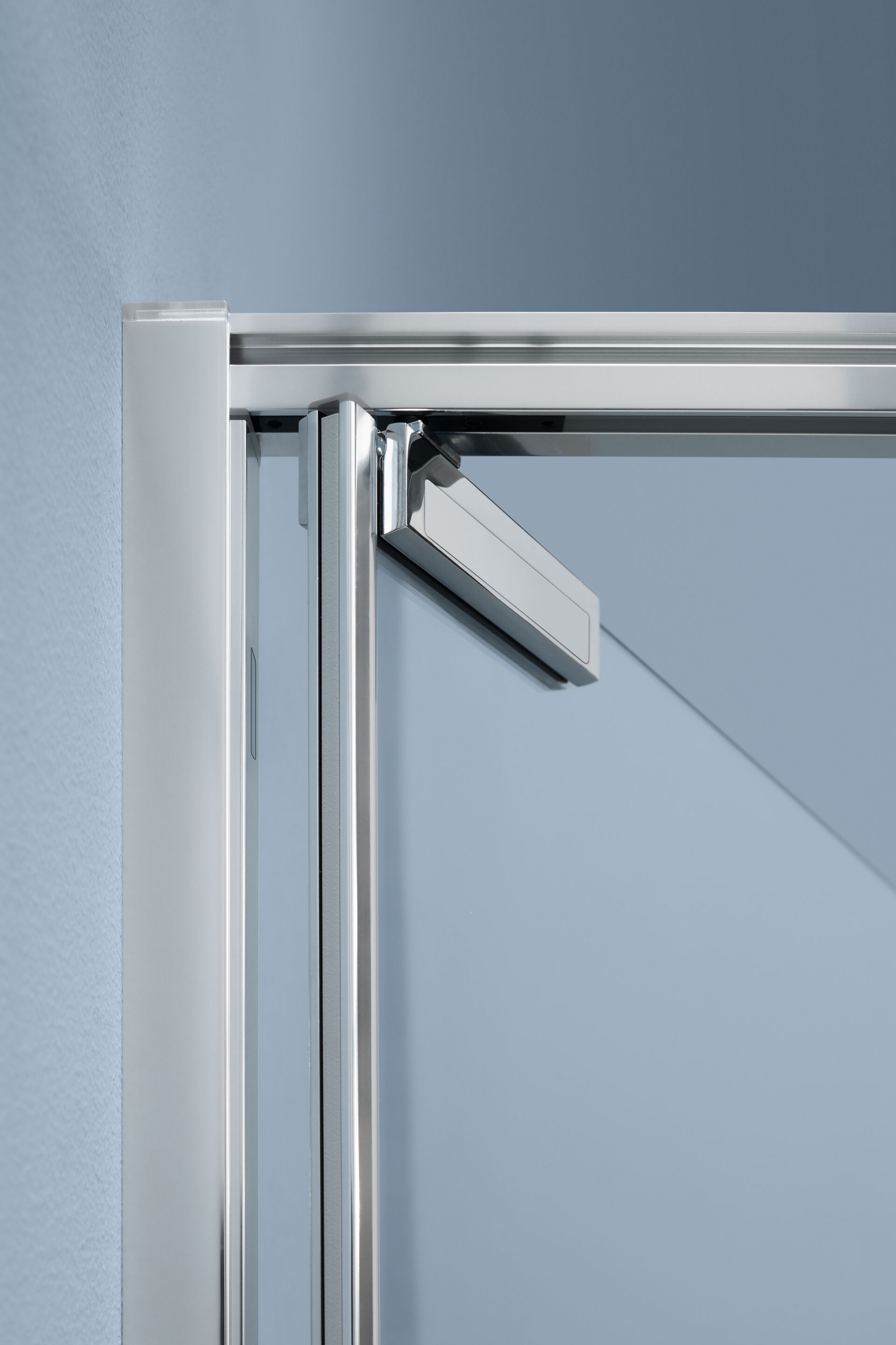 Угловая прямоугольная душевая кабина с распашной дверью ARBLU проволока ARCH-00077377 - Вид №4