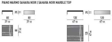 Minotti Низкий квадратный мраморный журнальный столик Linha sun-id-1349096 - Вид №1