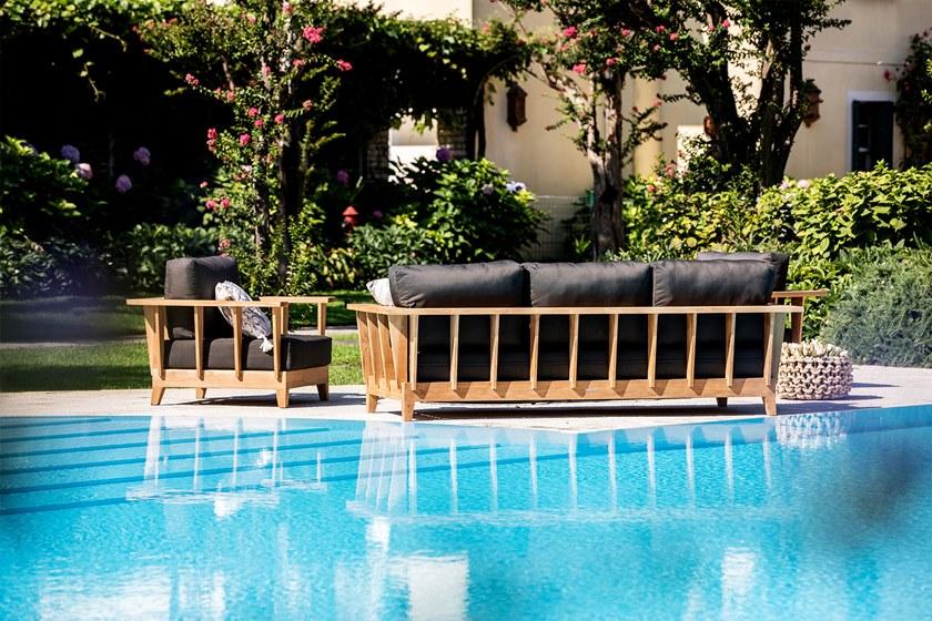 cbdesign Садовое кресло из тика с подлокотниками Meet you Tj 375 - Вид №8